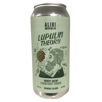 Alibi Brewing Lupulin Theory Wet Hop Harvest Beer 440ml