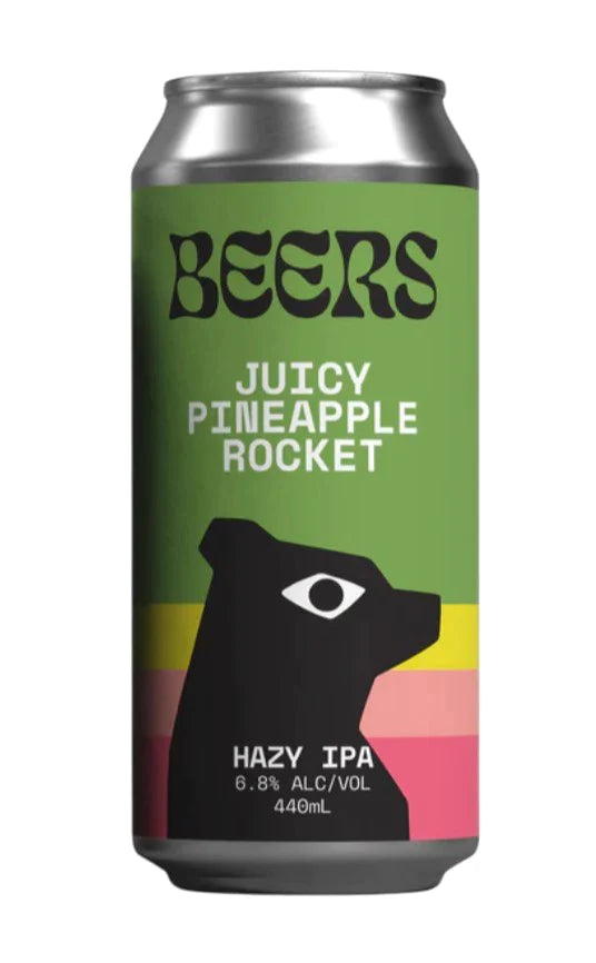 Beers Beer Juicy Pineapple Rocket Hazy IPA 440ml Beer Cellar NZ