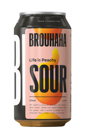 Brouhaha Brewing Life Is Peachy Peach Sour 375ml