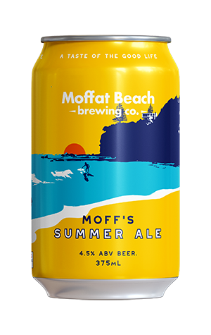 Moffat Beach Brewing Moff's Summer Ale 375ml BB 20/04/24