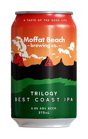 Moffat Beach Brewing Trilogy Best Coast IPA 375ml BB 21/04/24