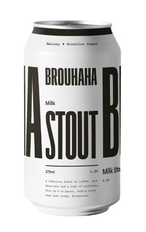 Brouhaha Brewery Milk Stout 375ml BB 08/05/24