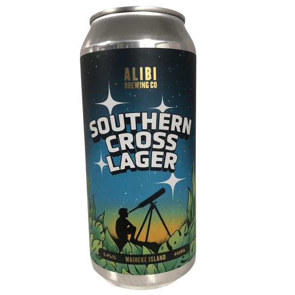 Alibi Brewing Southern Cross Lager 440ml