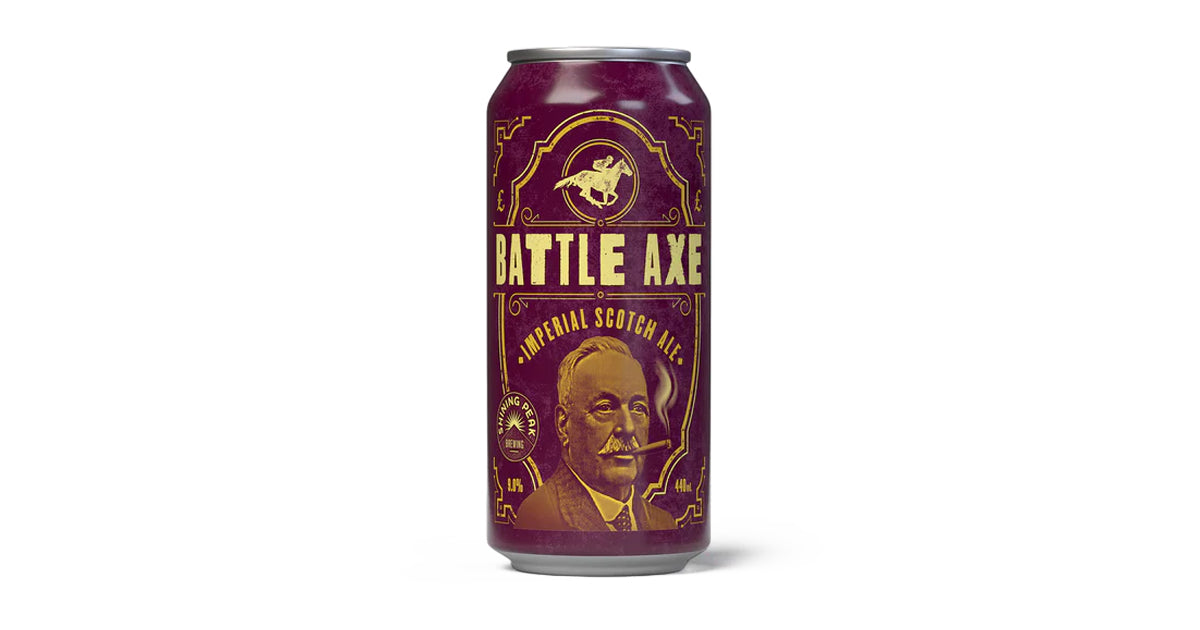 Shining Peak Battle Axe Scotch Ale and the personification of beer