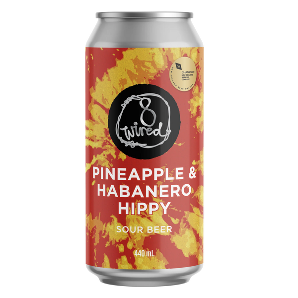 8 Wired Pineapple & Habanero Hippy Sour 440ml
