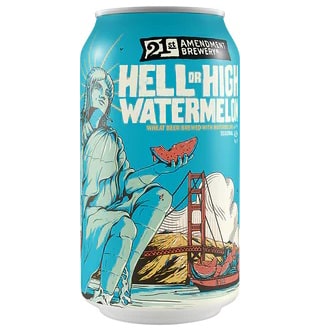 21st Amendment Hell Or High Watermelon Wheat Beer 355ml