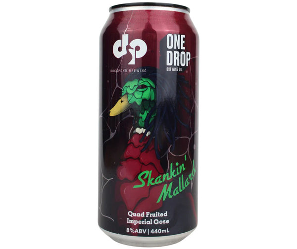 One Drop Brewing x Duck Pond Skankin' Mallard Fruited Imperial Gose 440ml
