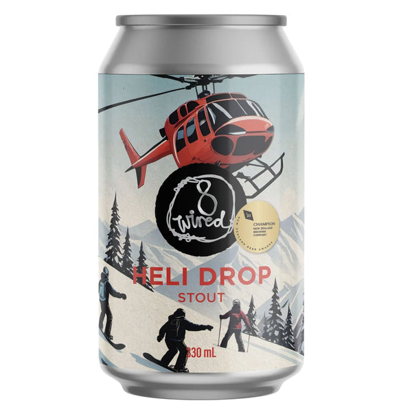 8 Wired Heli Drop Stout 330ml