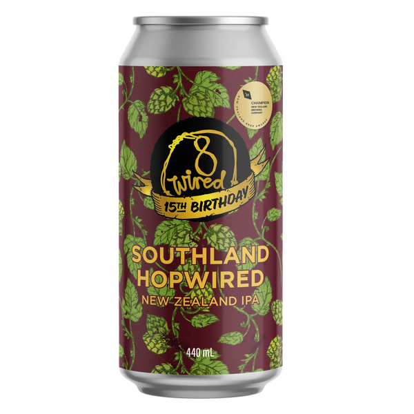 8 Wired Southland Hopwired NZ IPA 440ml