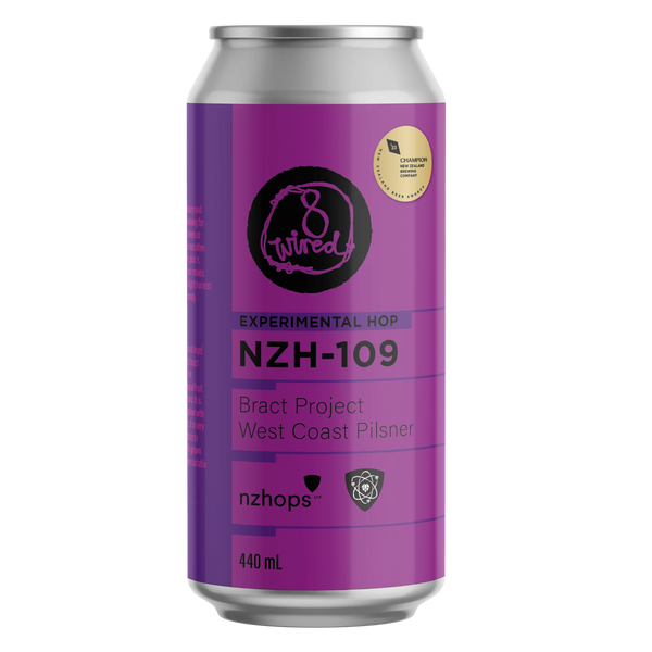 8 Wired Bract Project NZH-109 West Coast Pilsner 440ml