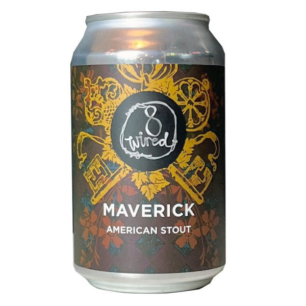 8 Wired Maverick Hoppy American Stout 330ml