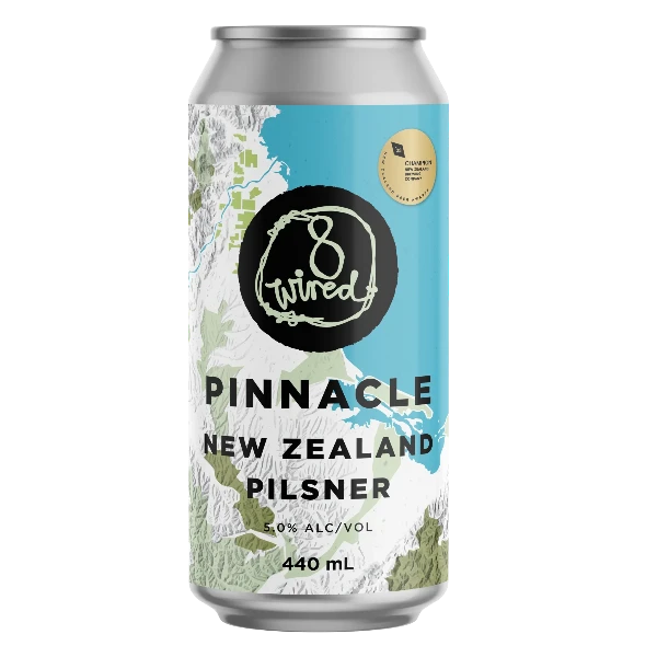 8 Wired Pinnacle NZ Pilsner 440ml