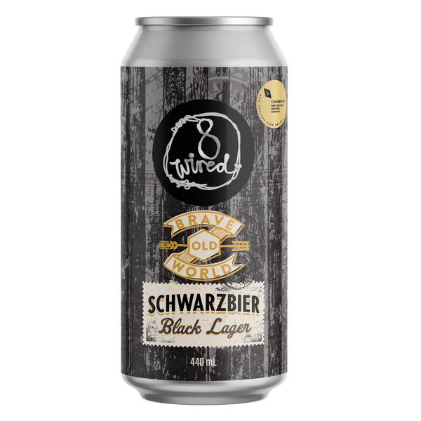 8 Wired Brave Old World Schwarzbier Black Lager 440ml