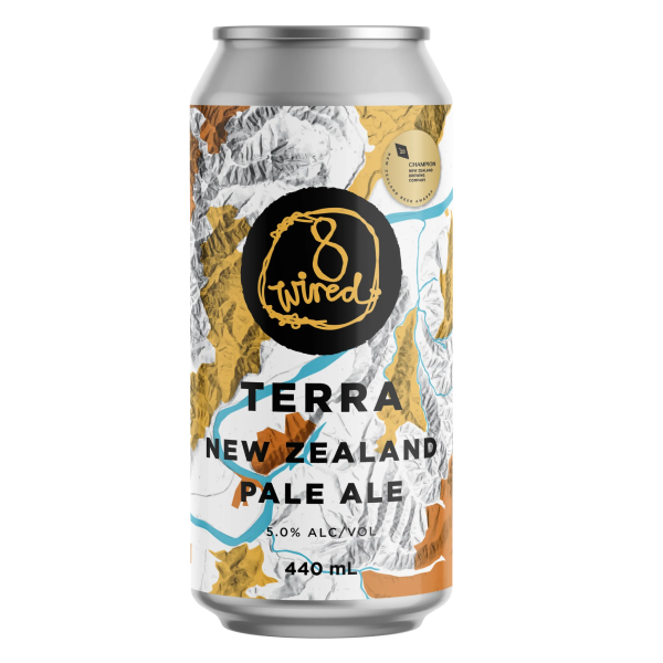 8 Wired Terra NZ Pale Ale 440ml