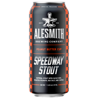 Alesmith Brewing Company Speedway Stout can on a white background