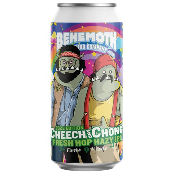 Behemoth Cheech & Chong Fresh Hop Hazy IPA 440ml | Beer Cellar NZ