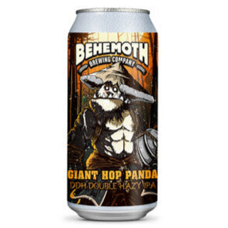 Can of Behemoth Brewing Company Giant Hop Panda beer on a white background
