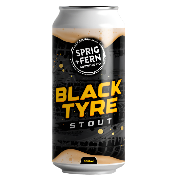 Sprig + Fern Black Tyre Stout 440ml