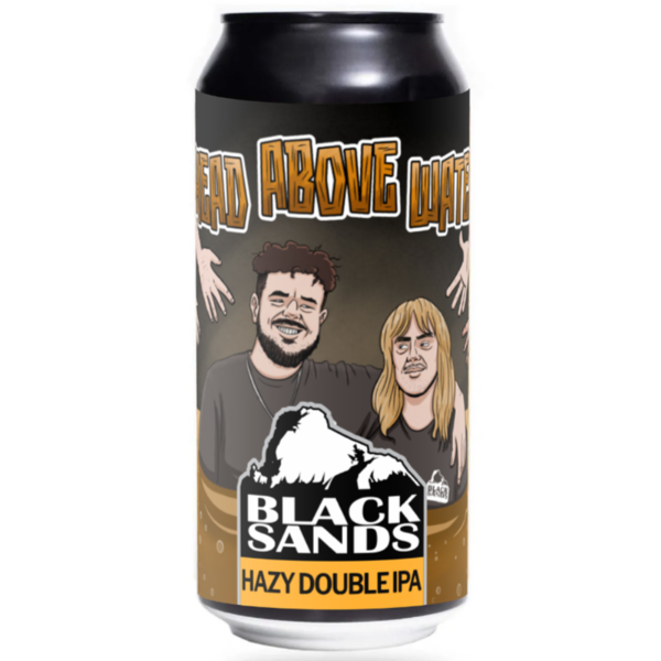 Black Sands Head Above Water Double Hazy IPA 440ml