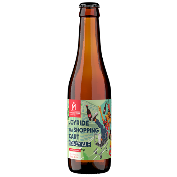The Musketeers Joyride In A Shopping Cart Honey Beer 330ml