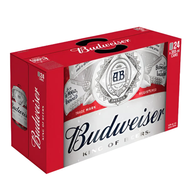 Budweiser 355ml 24pk Cans