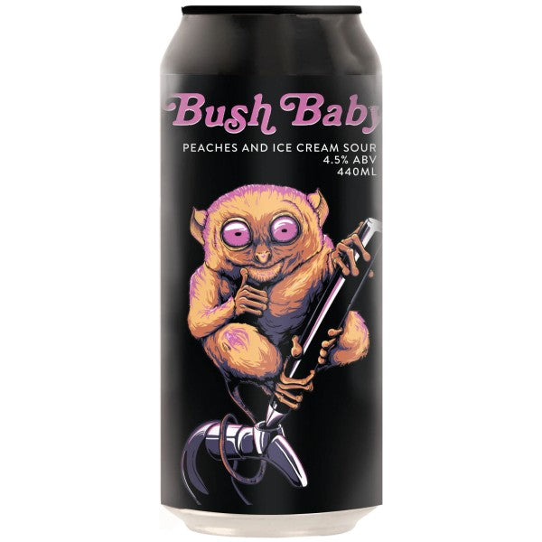 Double Vision Bush Baby Peaches & Cream Sour 440ml