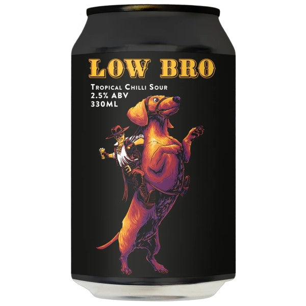 Double Vision Low Bro Tropical Chilli Sour 330ml