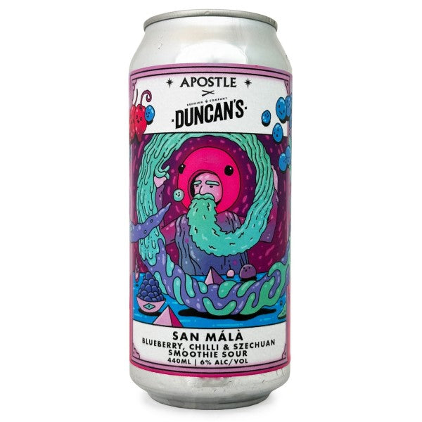 Duncan's x Apostle San Málà Blueberry Szechuan & Chilli Smoothie Sour 440ml