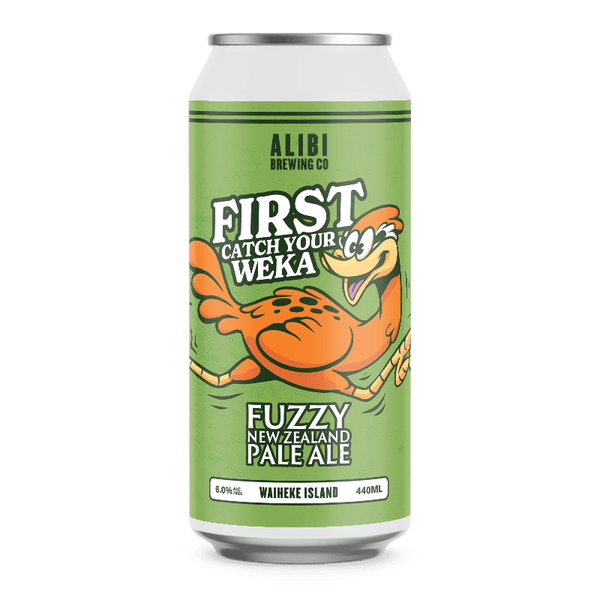 Alibi Brewing First Catch Your Weka NZ Pale Ale 440ml