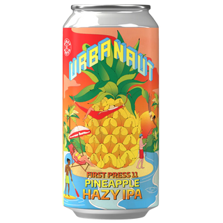 Urbanaut First Press 11 Pineapple Hazy IPA 440ml - The Beer Cellar