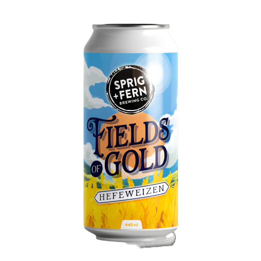 Sprig + Fern Fields Of Gold Hefeweizen 440ml