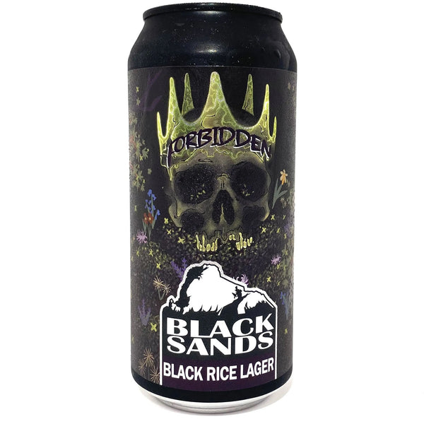 Black Sands Forbidden Black Rice Lager 440ml