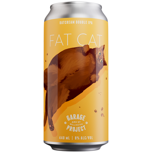 Garage Project Fat Cat Oat Cream Double IPA 440ml | Beer Cellar NZ
