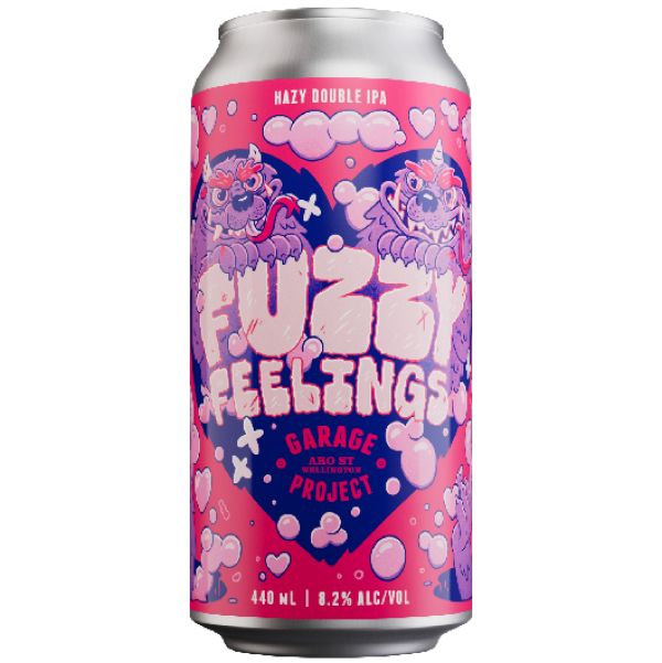 Garage Project Fuzzy Feelings Double Hazy IPA 440ml