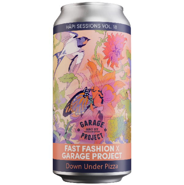 Garage Project Hapi Sessions Down Under Pizza Hazy Double IPA 440ml