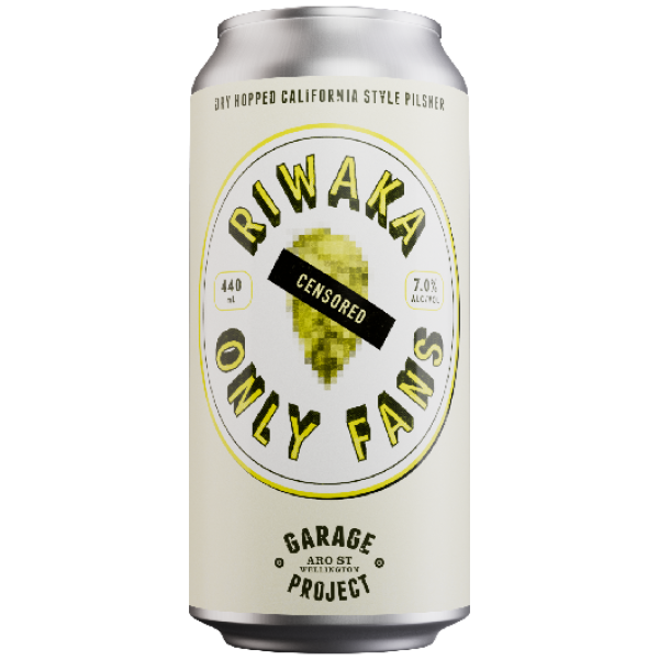 Garage Project Riwaka Only Fans Dry Hopped California Style Pilsner 440ml