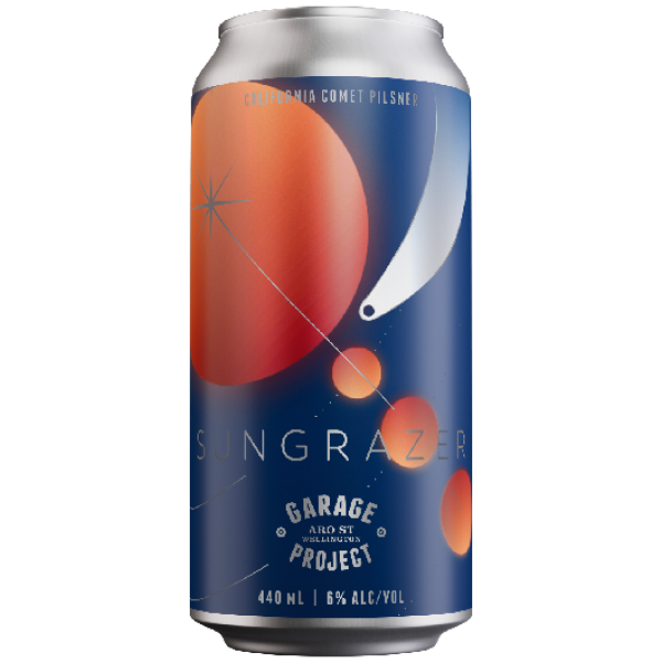 Garage Project Sungrazer California Comet Pilsner 440ml