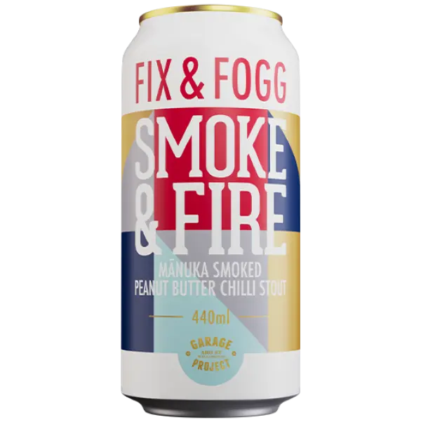 Garage Project Smoke & Fire Manuka Smoked Peanut Butter Chilli Stout 440ml