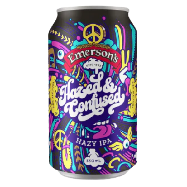 Emersons Hazed & Confused Hazy IPA 330ml 12pk