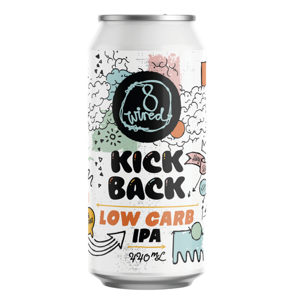 8 Wired Kickback Low Carb IPA 440ml