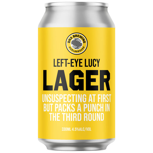 DNA Brewing Left Eye Lucy Lager 330ml