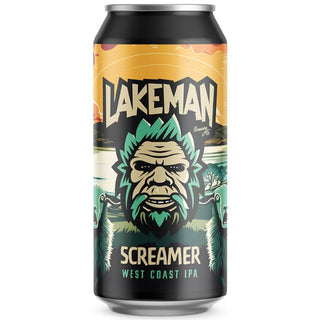 Lakeman Screamer West Coast IPA can on a white background
