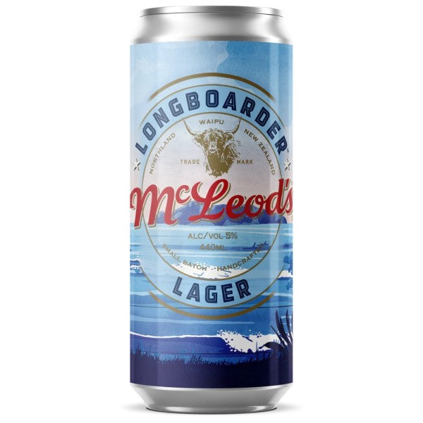 Mcleod's Longboarder Lager 440ml