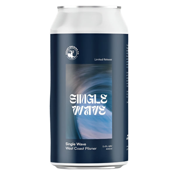 Mount Brewing Single Wave West Coast Pilsner 440ml