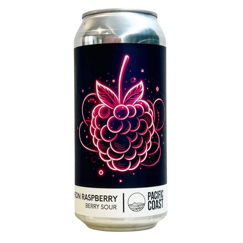 Neon Raspberry Pacific Coast Neon Raspberry Berry Sour 440ml | Beer Cellar NZ