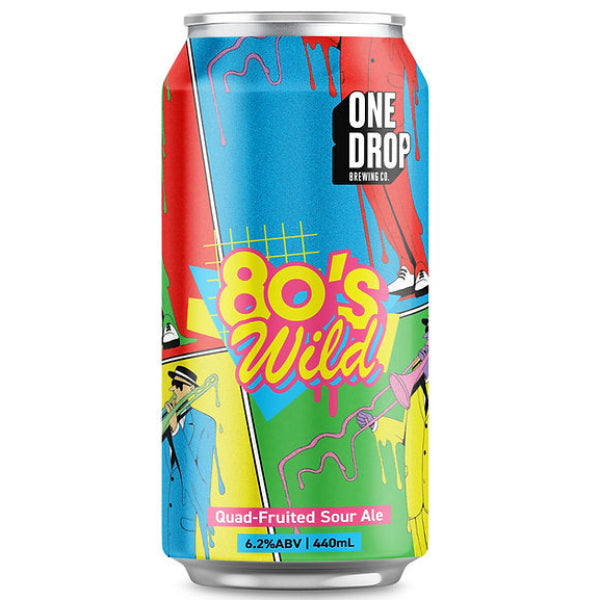 One Drop Brewing 80's Wild Quad Fruited Sour 440ml