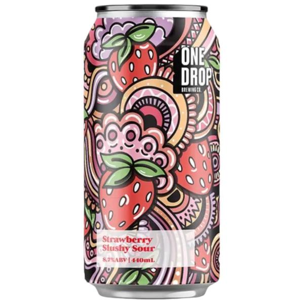 One Drop Brewing Strawberry Slushy Sour 440ml