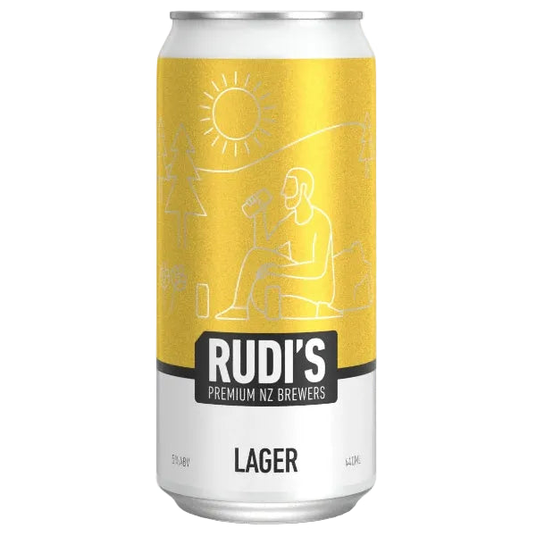 Rudi's Lager 440ml | Beer Cellar NZ