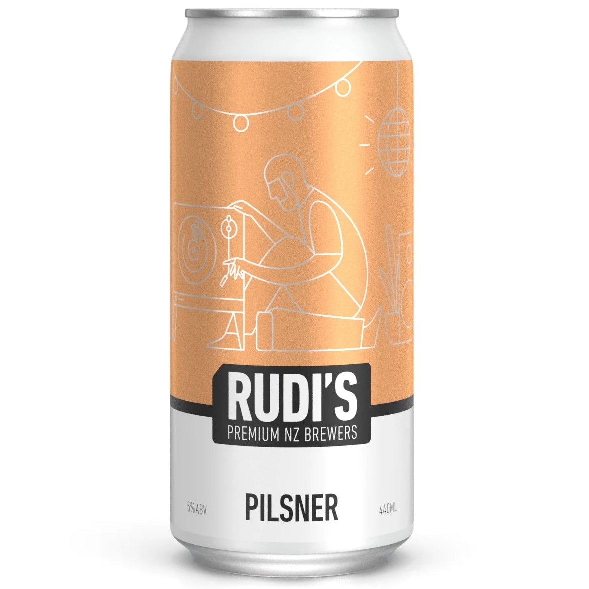 Rare Rudi's Rudi's Pilsner 440ml | Beer Cellar NZ