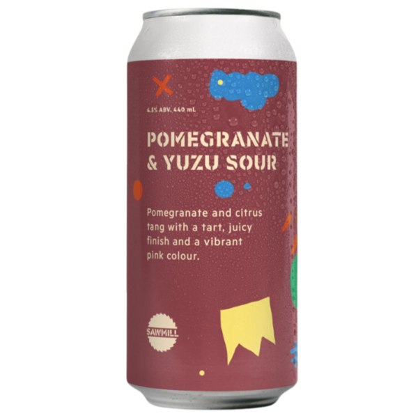 Sawmill Pomegranate & Yuzu Sour 440ml